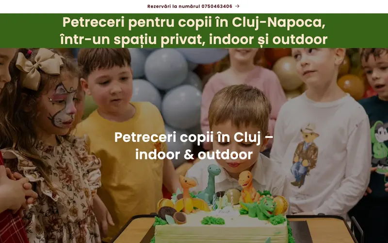 Pagina principală a site-ului Amillaria Kids