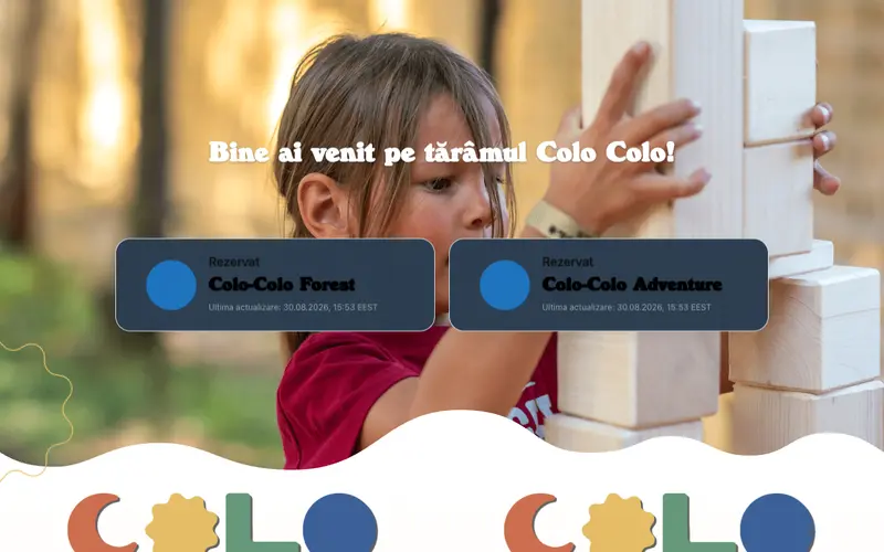 Pagina principală a site-ului Colo-Colo