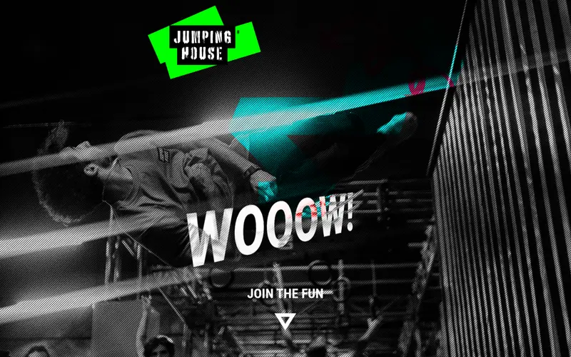 Pagina principală a site-ului Jumping House Cluj