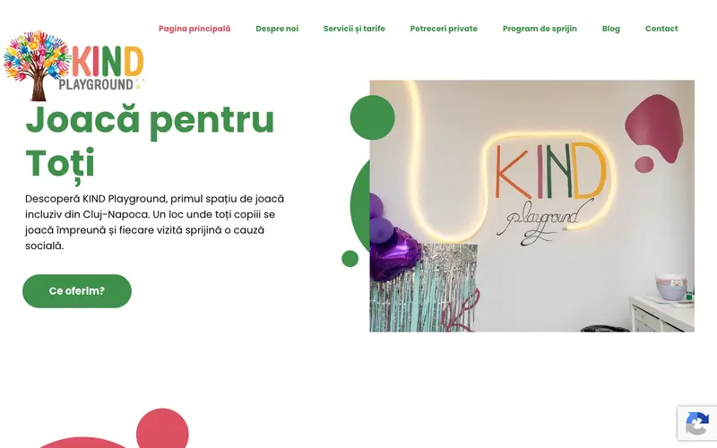 Pagina principală a site-ului KIND Playground