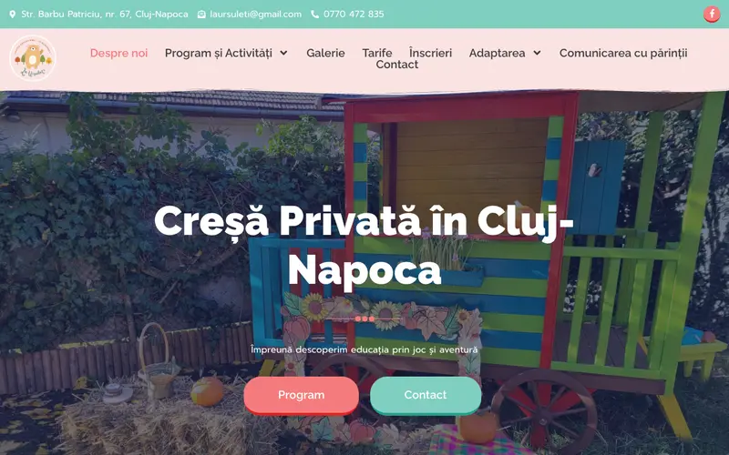 Pagina principală a site-ului La Ursuleți