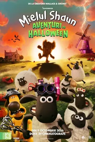 Afișul evenimentului „Mielul Shaun - Aventuri de Halloween”